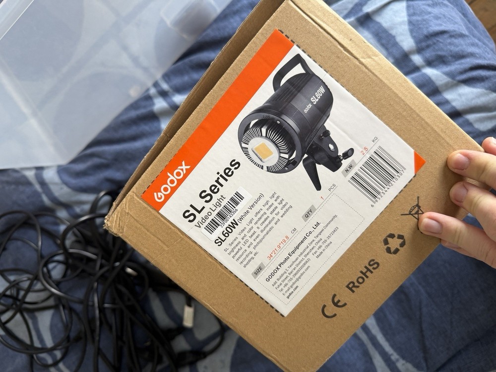 Godox SL60 W 2 Lights + Gobo Setup