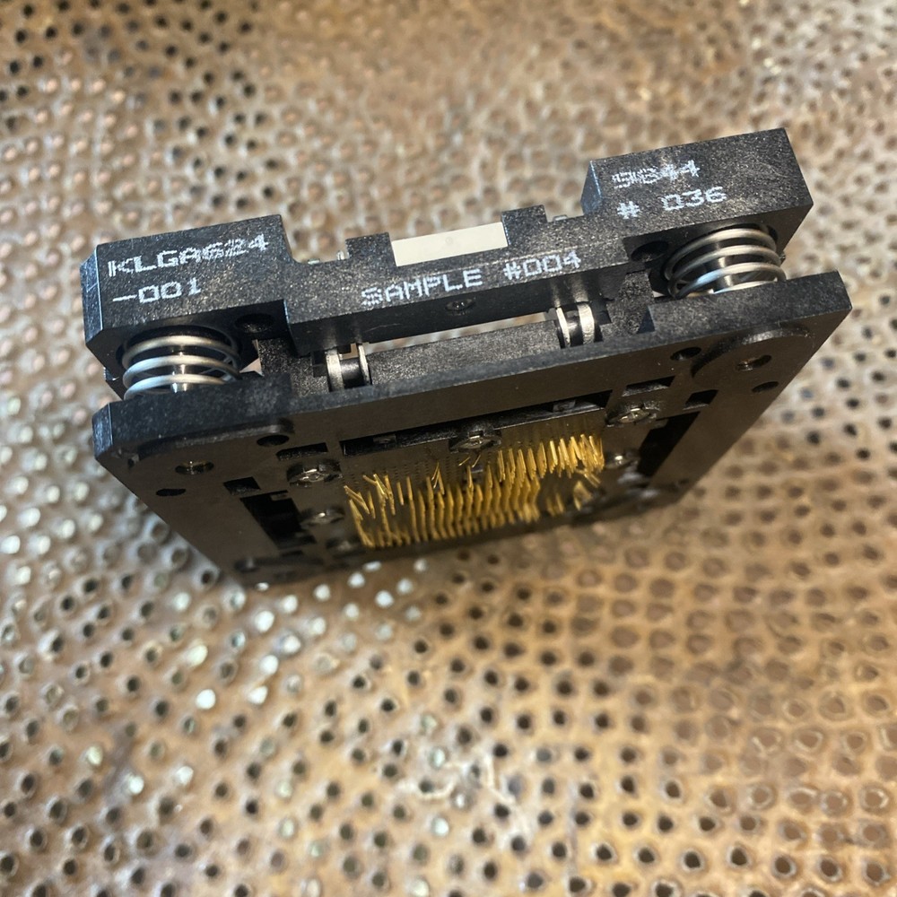 Test Burn In Socket Integrated Circuit Klga624 Sample #004 9844