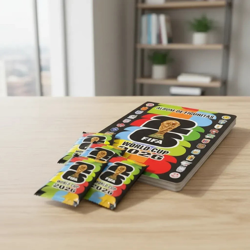 Album + 10 Figuritas MUNDIAL 2026 Barba Negra WORLD CUP 2026 FIFA