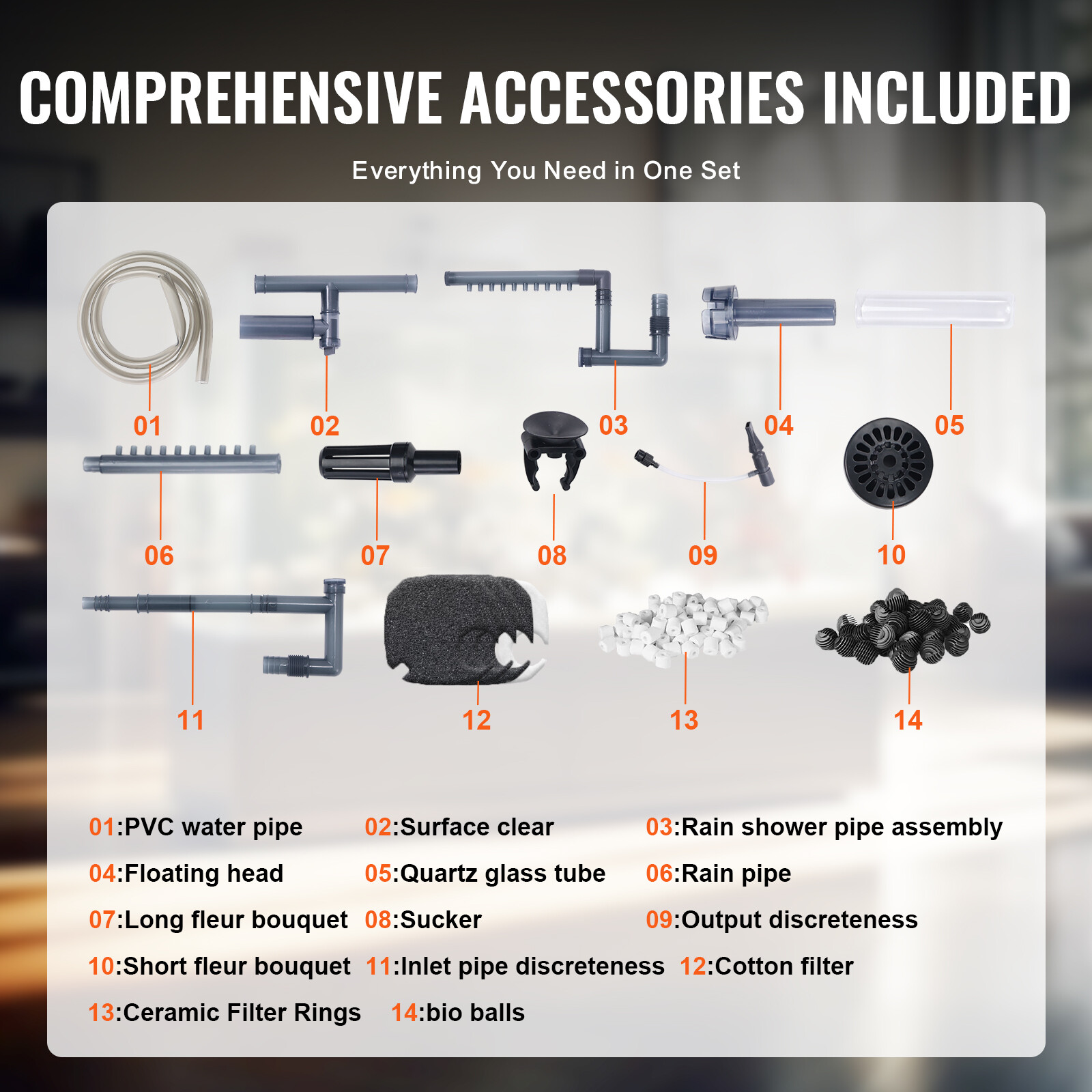 VEVOR 100 Gallon Aquarium Canister Filter 9w UV Sterilizer 317GPH Fish Tank