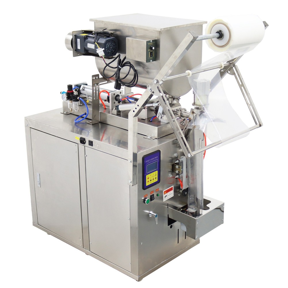 30-300ml Automatic Quantitative Liquid Paste Filler w/Horizontal Mixing Hopper