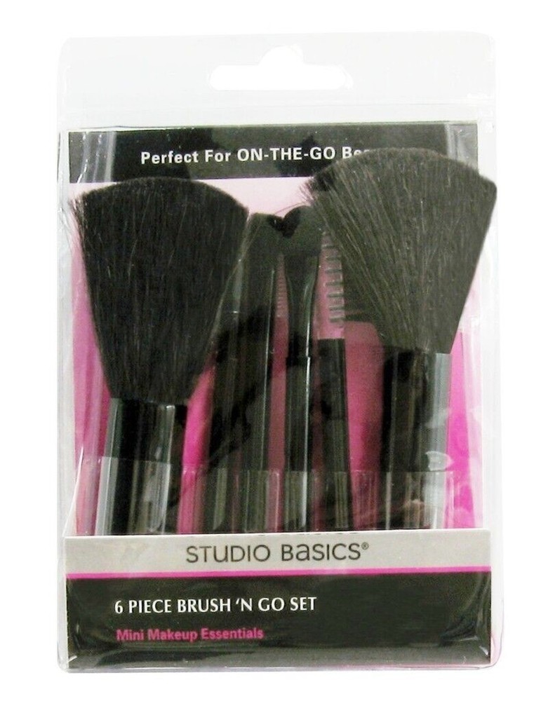 Studio Basics 6 Piece Brush 'n Go Set-----V4