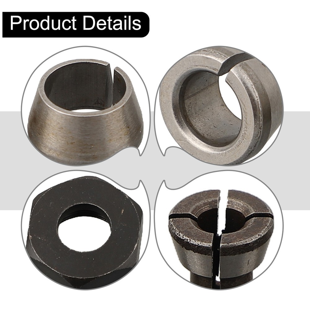 Premium M17 Split Bushing Collet Chuck Adapter Set for Woodworking Tools