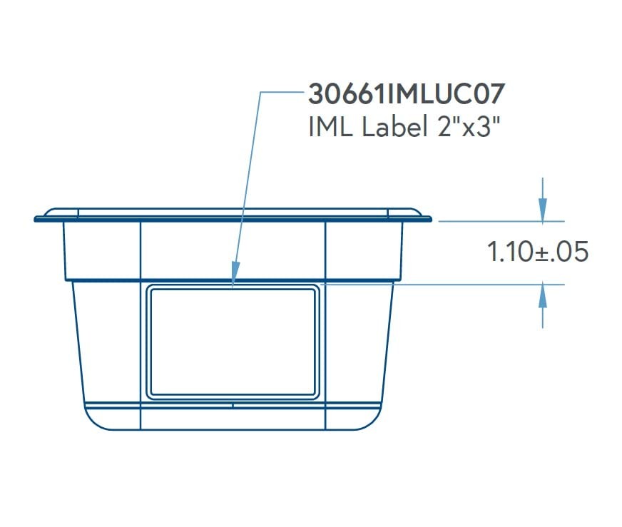 PermaLabel Count, 4" Deep, Clear