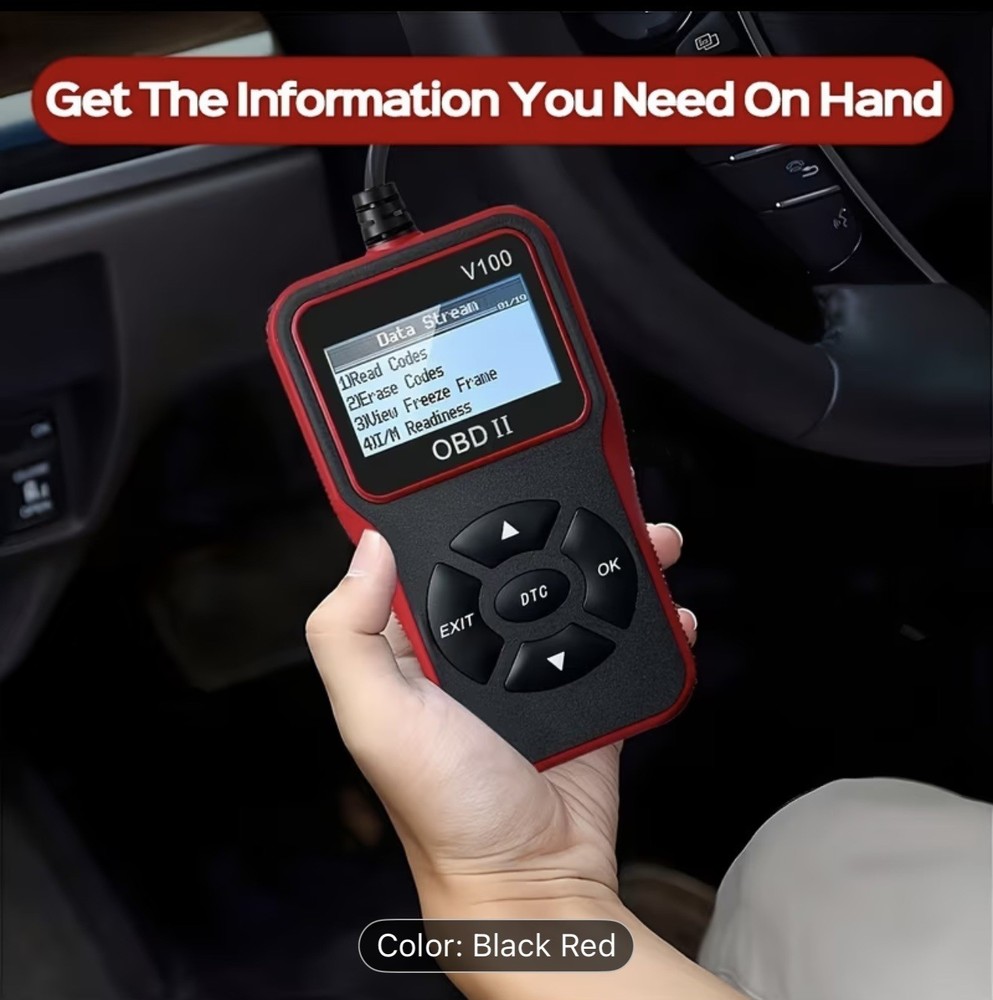 V100 OBD2 Scanner Code Reader Check Engine Light Diagnostic Tool Cars & Trucks