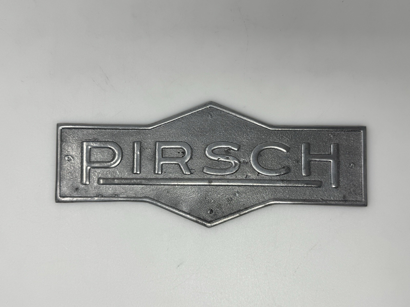 PIRSCH Fire Truck Emblem Nameplate Logo Badge Sign Firetruck Metal Cast Aluminum