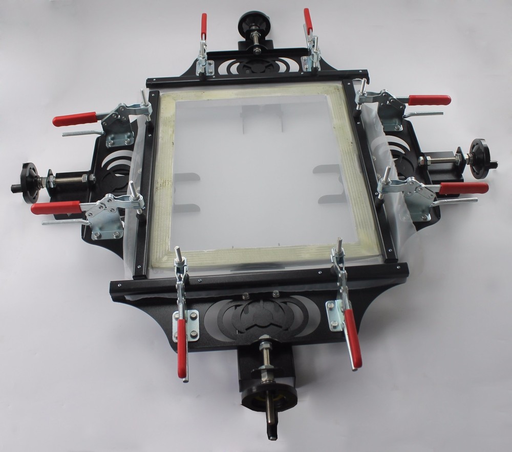 4-4 Color Screen Printing Kit Exposure Flash Dryer Micro-adjust Press Printer