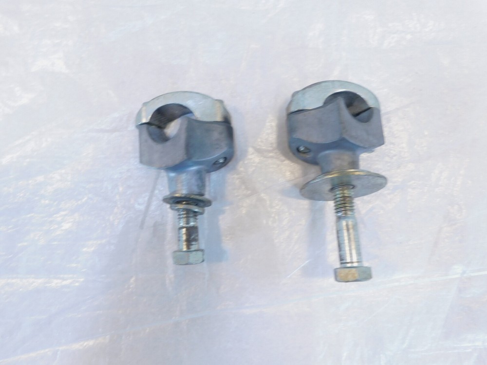 Harley Davidson Road King & Electra Glide Handlebar Riser Mount Bracket Clamps