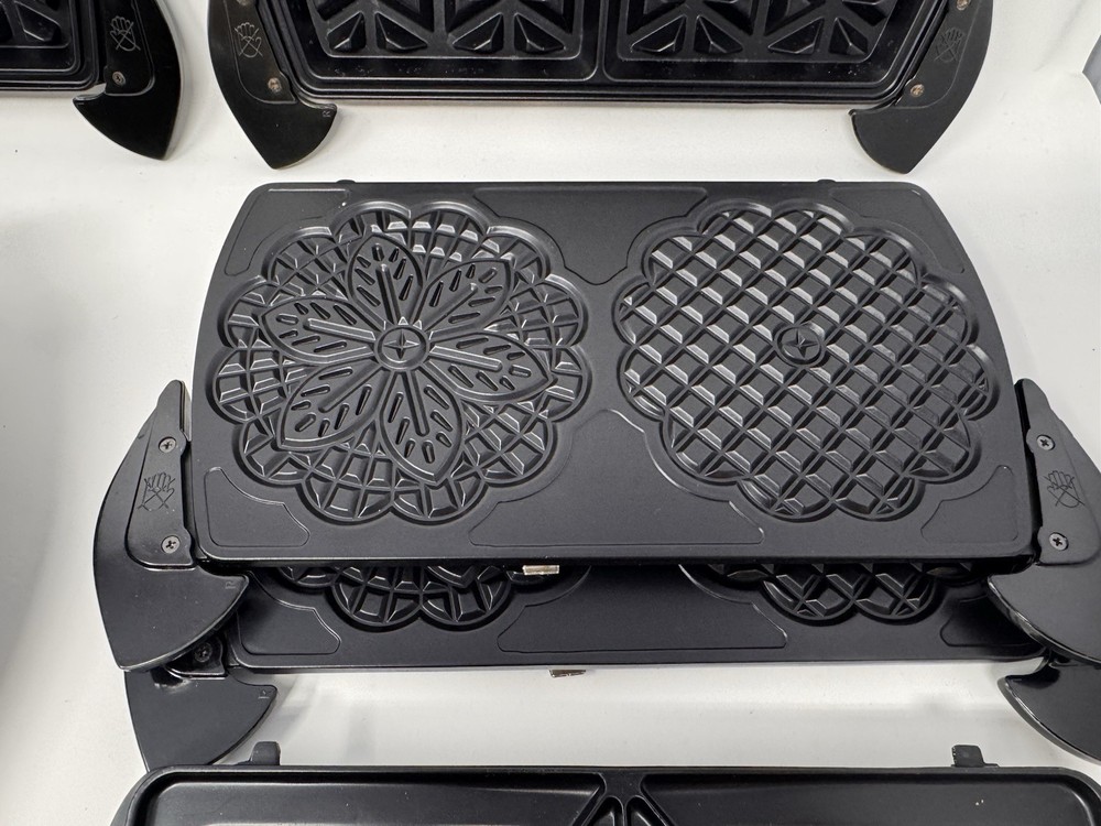 VillaWare InterBake 3 Interchangeable Baker Waffle Sandwich Pizzelle Maker
