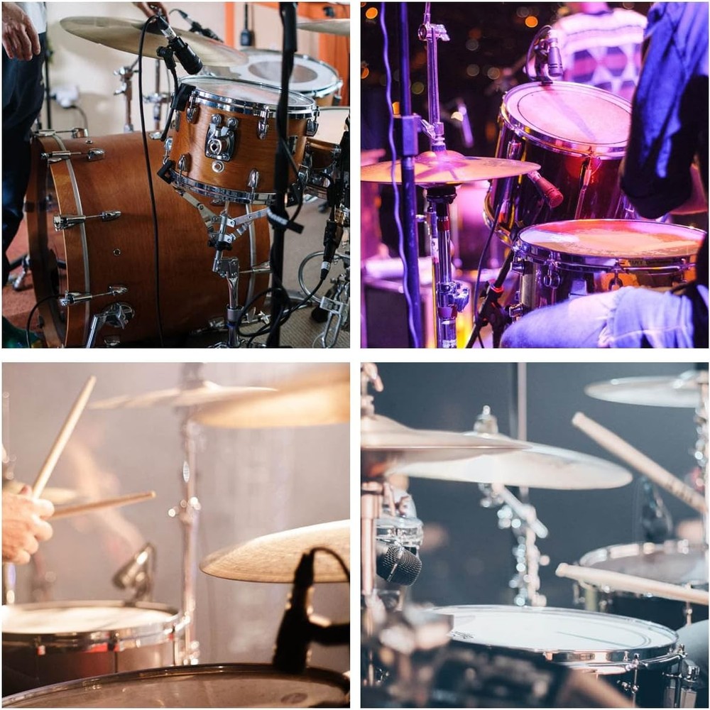 Drumstick Container Bag Drum Stick Holder Drumstick Nylon Bag Drum Set Clamp on
