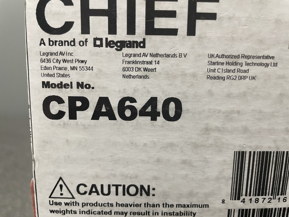 Chief CPA640 Tile Ring Hardware Decorative Mount