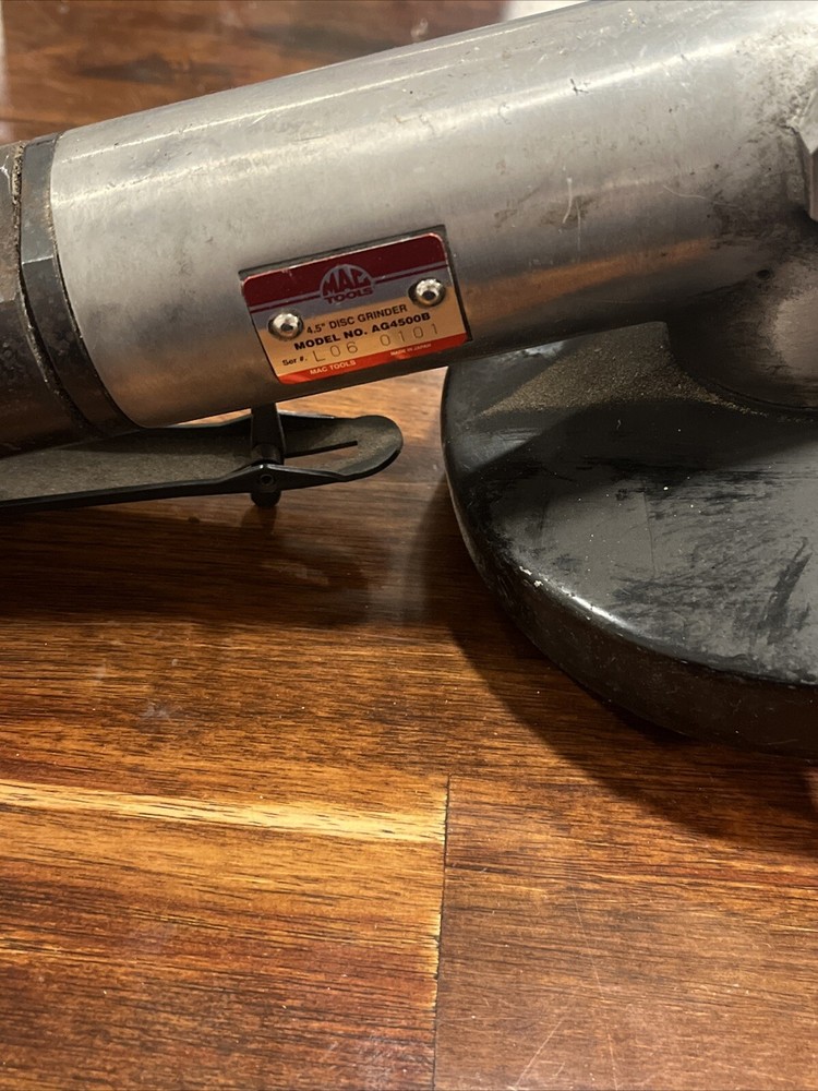 Mac Tools 4.5” Disc Grinder Model No. AG4500B