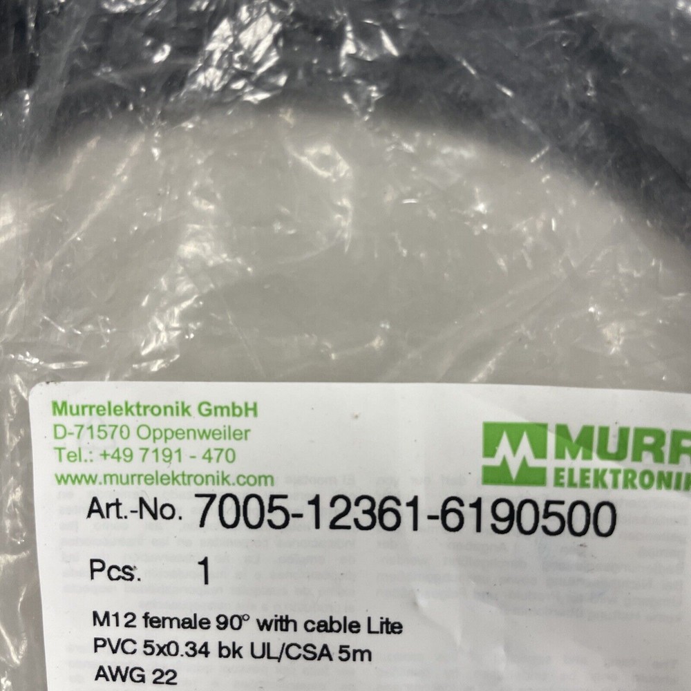 Murrelektronik 7005-12361-6190500 Sensor Cable