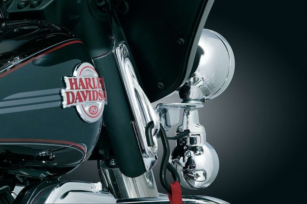 Kuryakyn Teardrop Custom Tie-Down Brackets (pr)