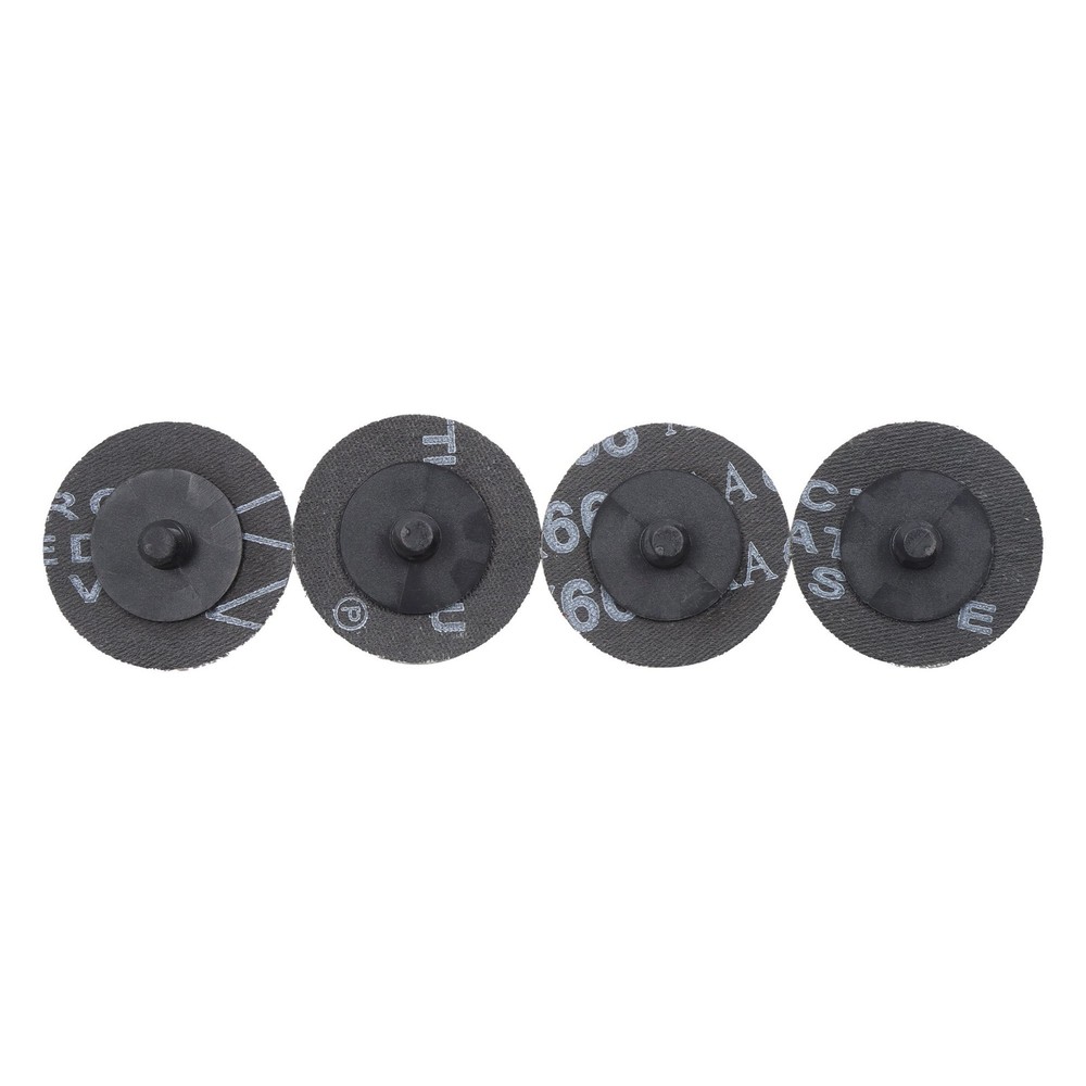 150 Pcs 2" 60 Grit Roll Lock Die Grinder Sanding Discs Medium Torque Sand Discs