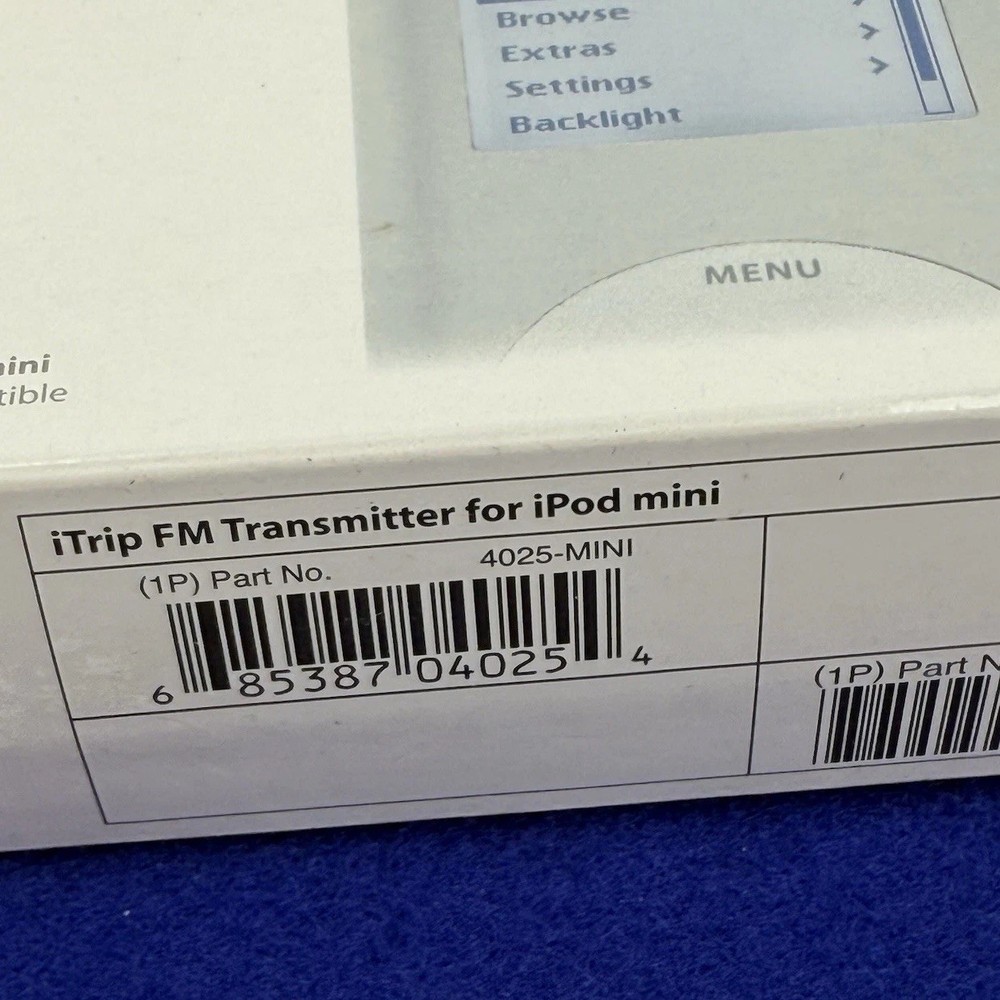 Griffin iTrip Mini FM Transmitter iPod 4025-Mini New Sealed 2004