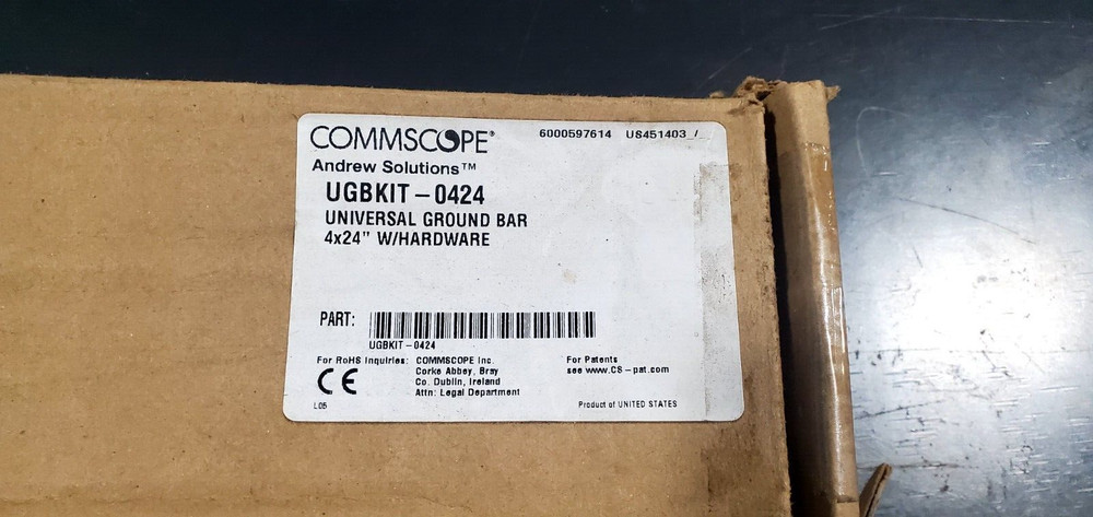 BUSS BAR GROUNDING 4 X 24 Commscope / Andrew