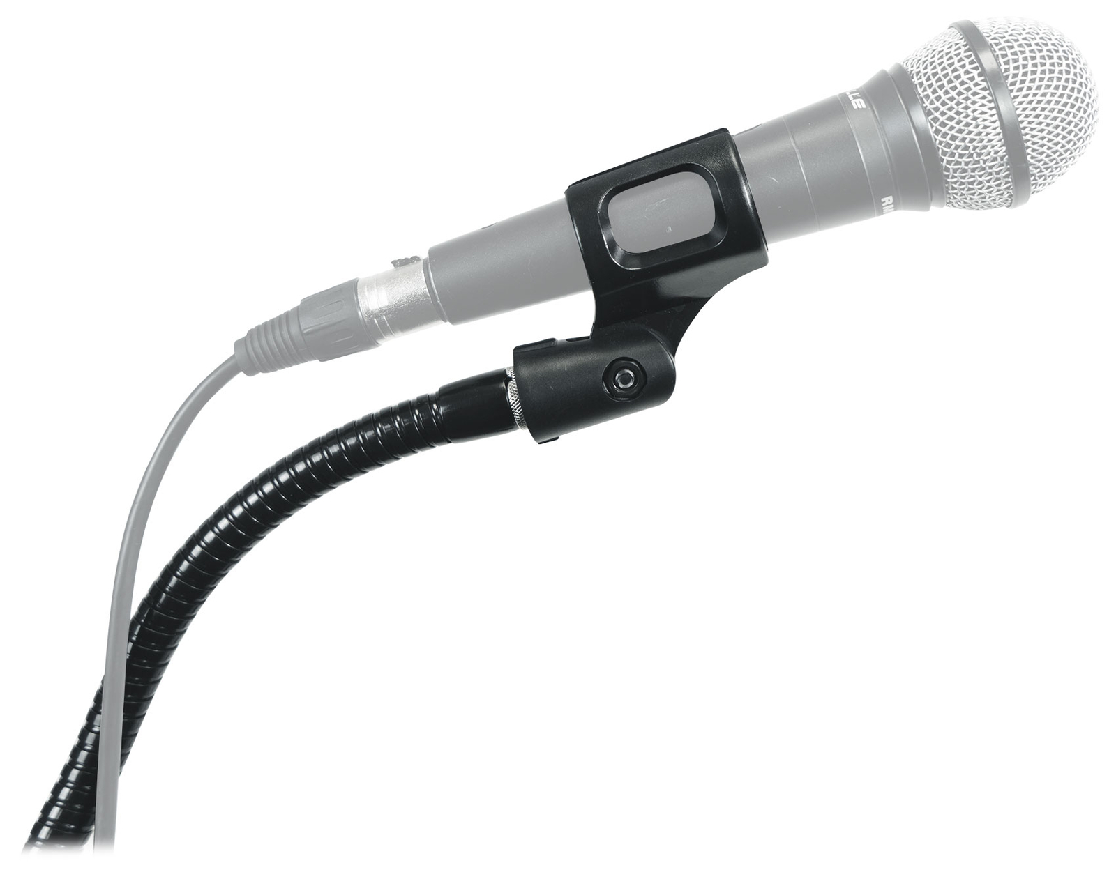 Rockville GN20 20" DJ Gooseneck Microphone Stand, Clamps to Any Table or Stand