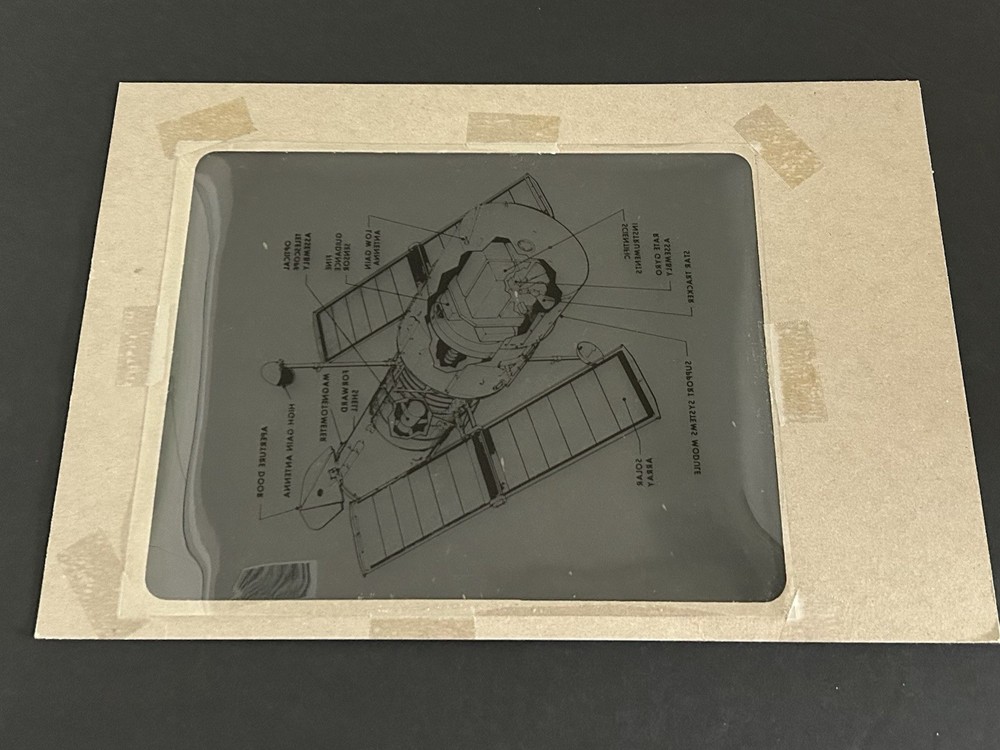 1978 NASA KSC Shuttle Space Telescope Satellite Presentation Transparency-160