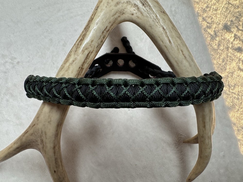 Black And Green Bow Wrist Sling