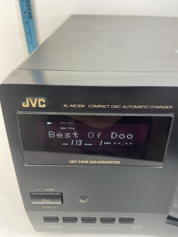 JVC XL-MC334BK Automatic CD Changer With Power Cable Read Desc