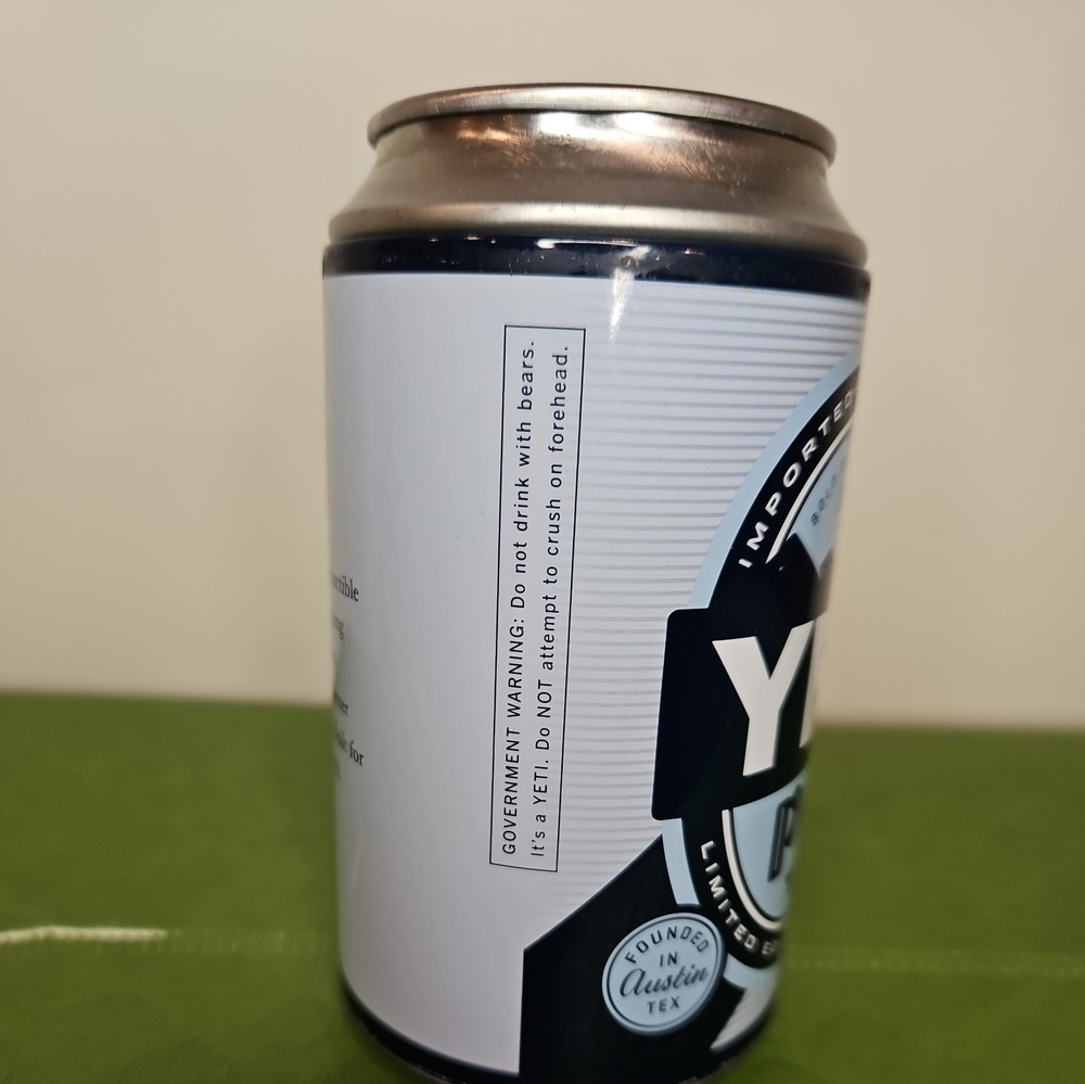 Yeti Pop Top Limited Edition Empty Stash Can 12oz Can Container