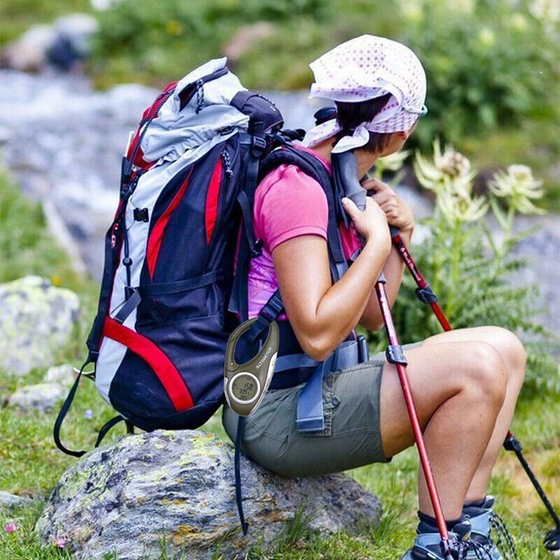 8 In 1 Multi-Function Digital Altimeter Barometer Climbing Outdoor Thermometer