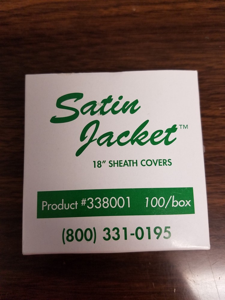 Satin Jacket 18" Sheath Covers 100 Count Artificial Insemination