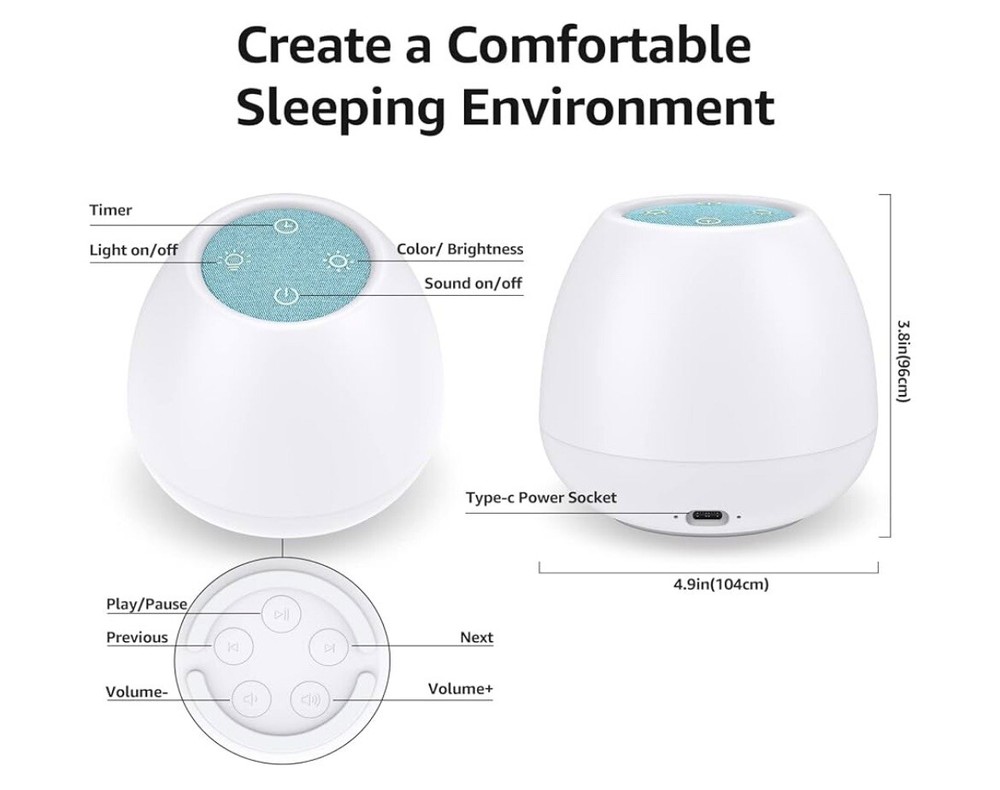 White Noise Sound Machine for Baby,
