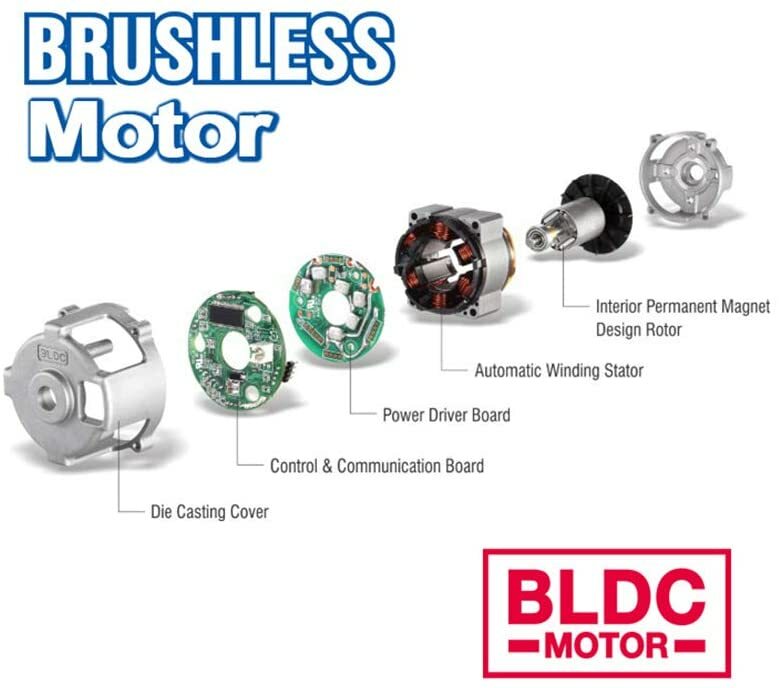 ACDelco Cordless BRUSHLESS 12V Ratchet Wrench (1/2‘’) Tool Kit, 2 Batteries