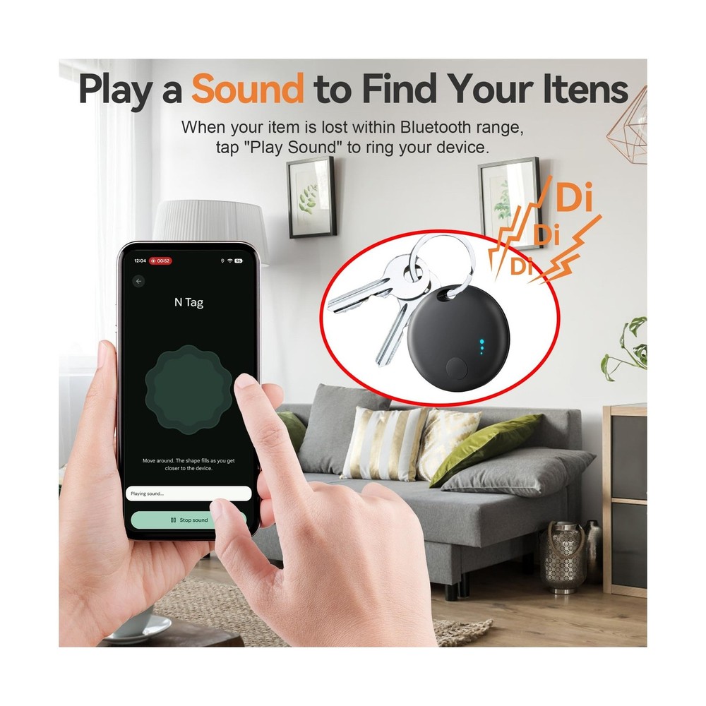 2026 Air Tracker Tags for Android, Smart Tags-4 Pack Android Tracke... Fast Ship