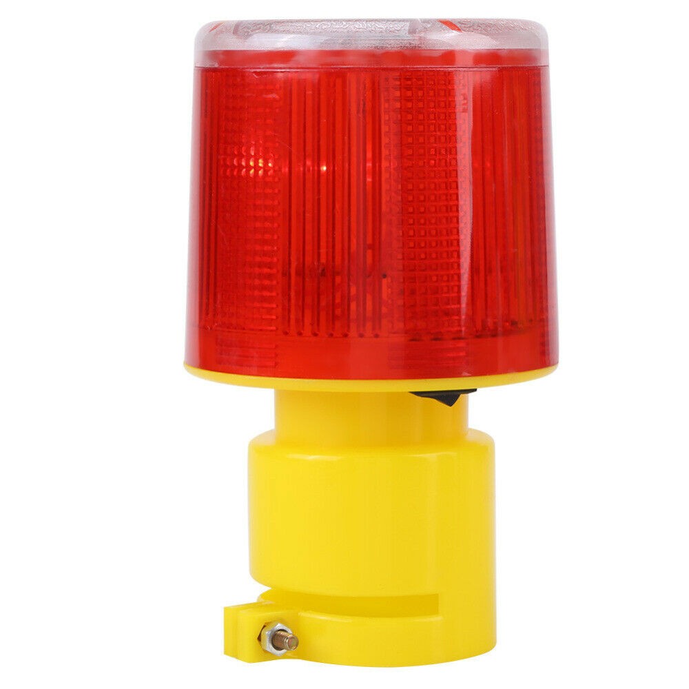 Waterproof Solar LED Alarm Strobe Signal Security Caution Flash Warning Lights