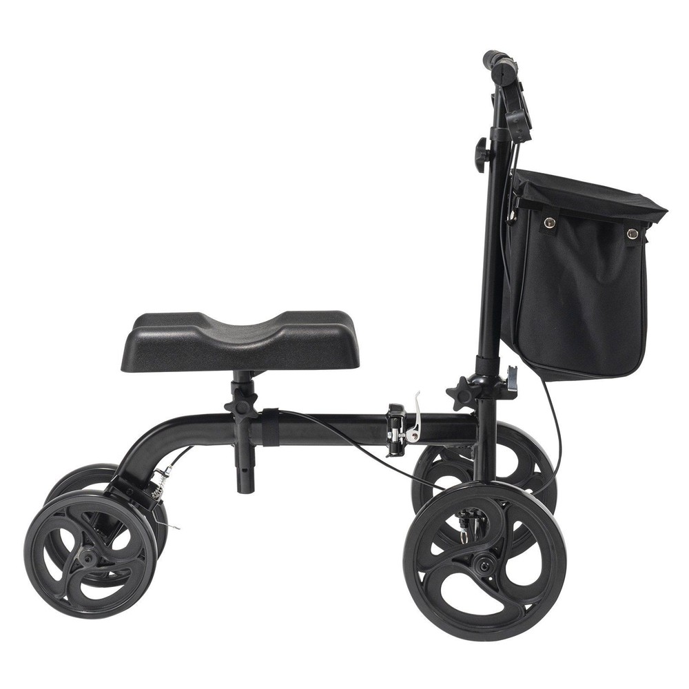 VEVOR Folding Knee Scooter Adjustable Handlebar All-Terrain Wheels