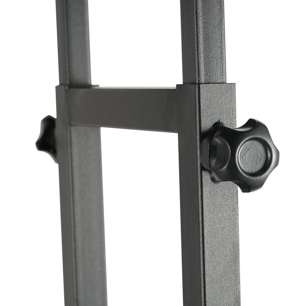Robust Floor Standing Poster Holder with Adjustable 75in Double Display