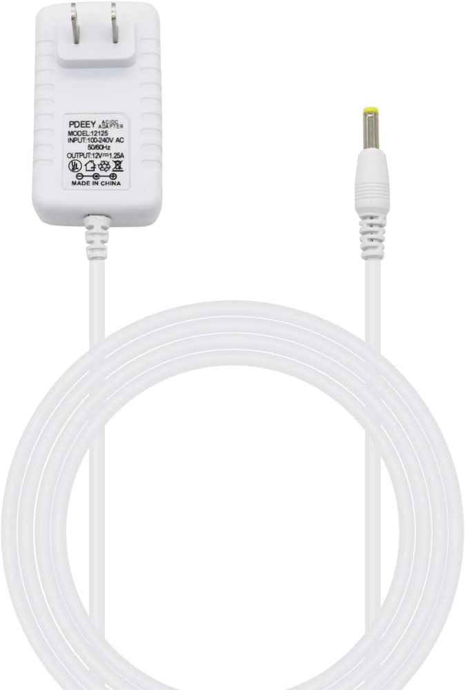 White Power Cord Replacement for Dot 3Rd Gen, Dot 4Th Gen, Dot 5Th Gen 2022, Ec