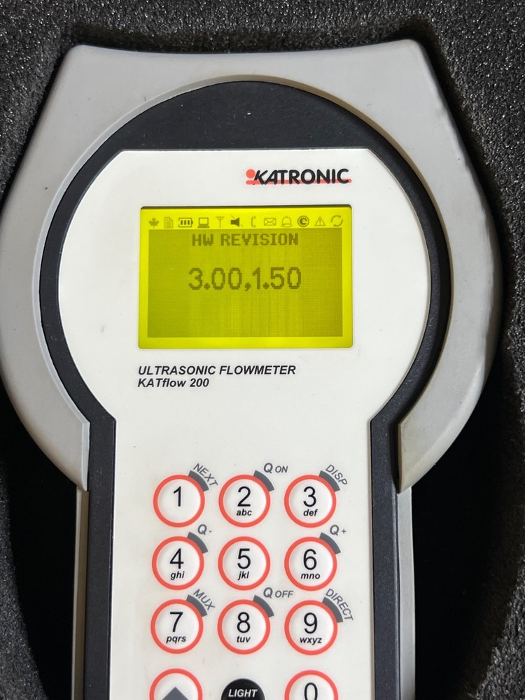 Katronic KATflow 200 Handheld Digital Ultrasonic Flow Meter