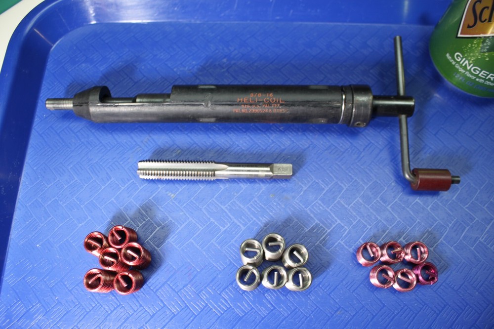 Helicoil® 3/8"-16 Thread Insert Tool Hand Installation Prewinder & Inserts #275