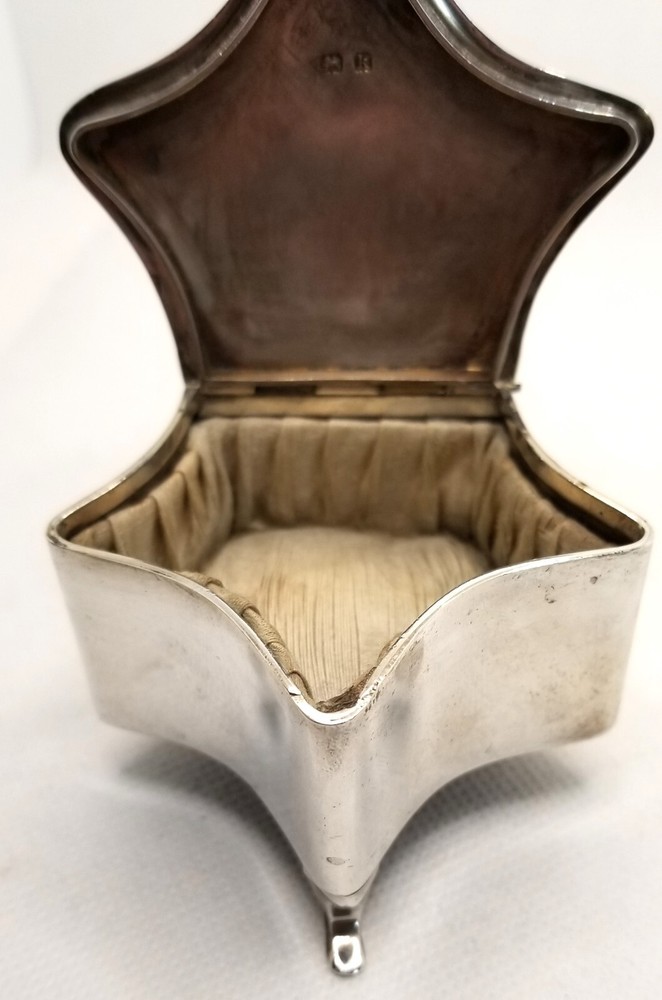 Sterling Star-Shaped Trinket Box 1909