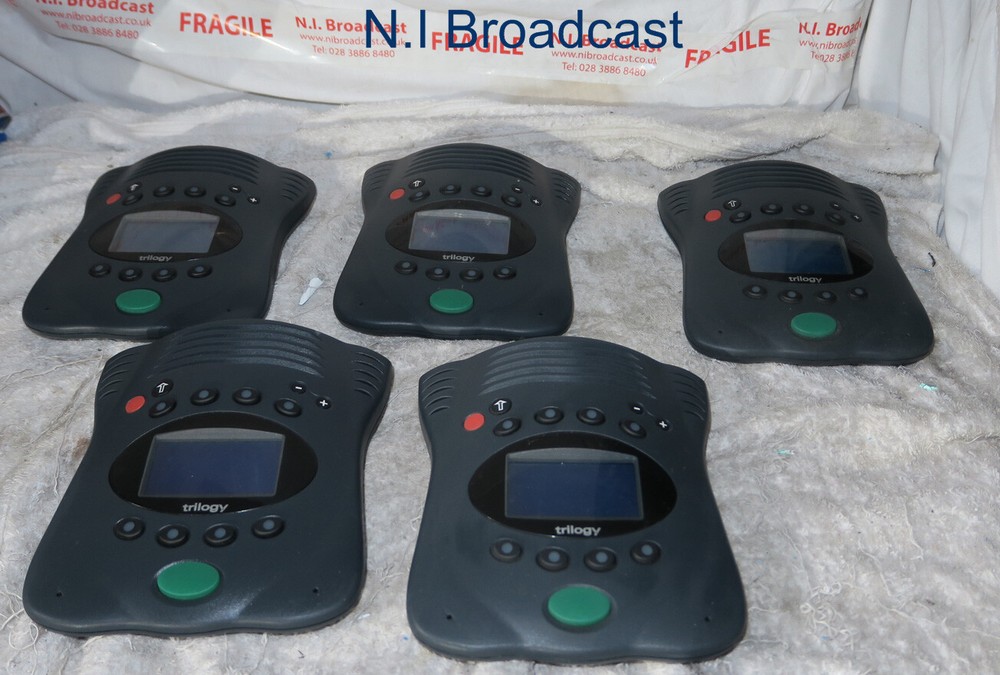 5x trilogy call station desktop units