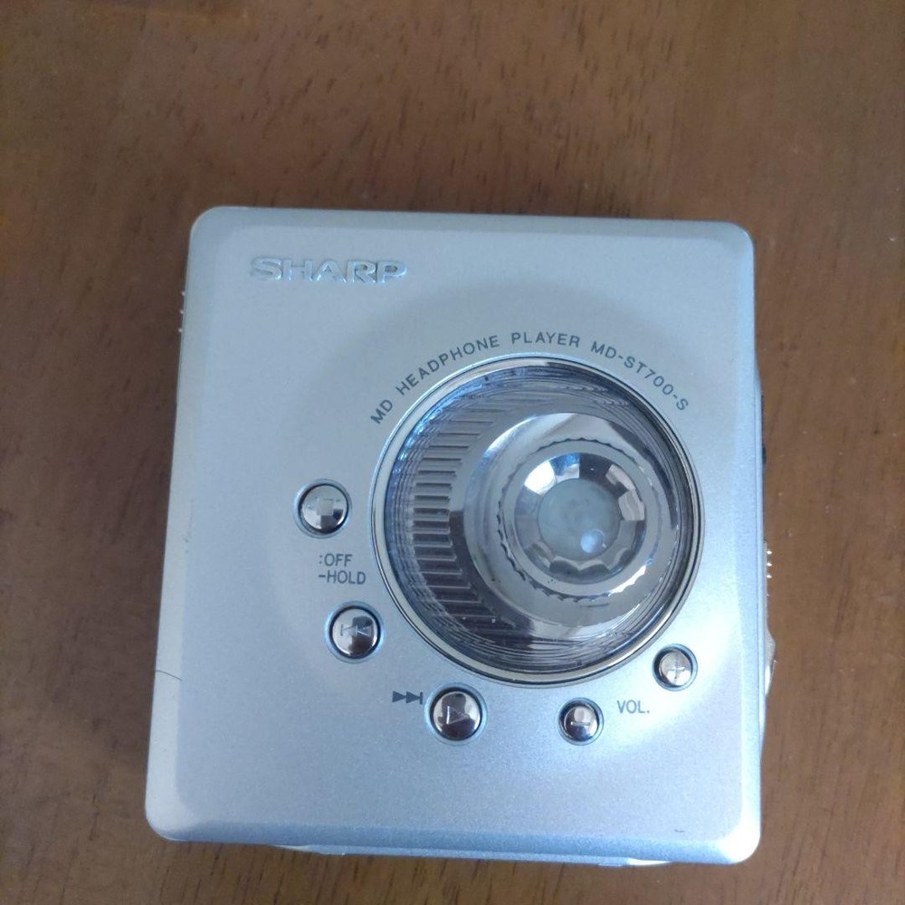 Sharp MD-ST700-S Portable MD Player Power Check JUNK