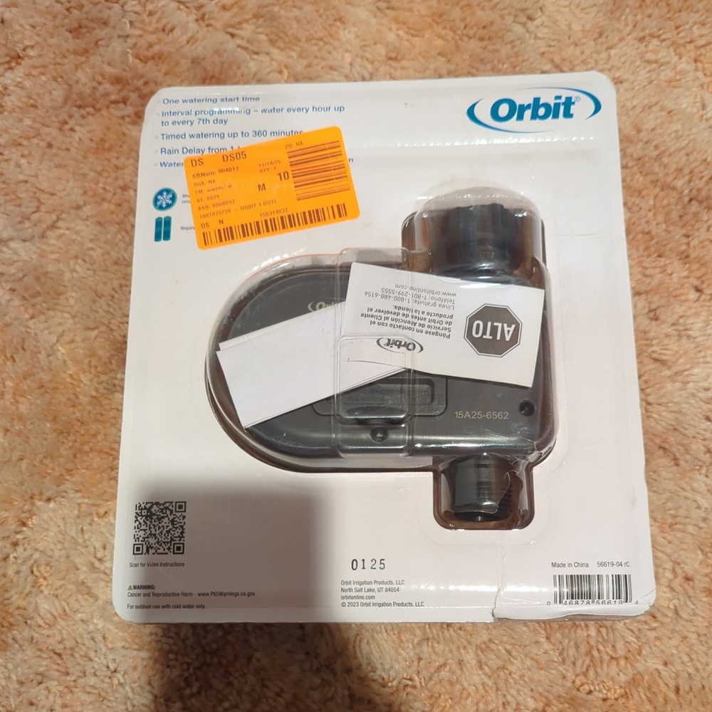 Orbit 1-Outlet Hose Faucet Timer Programmable Irrigation Conserve Water