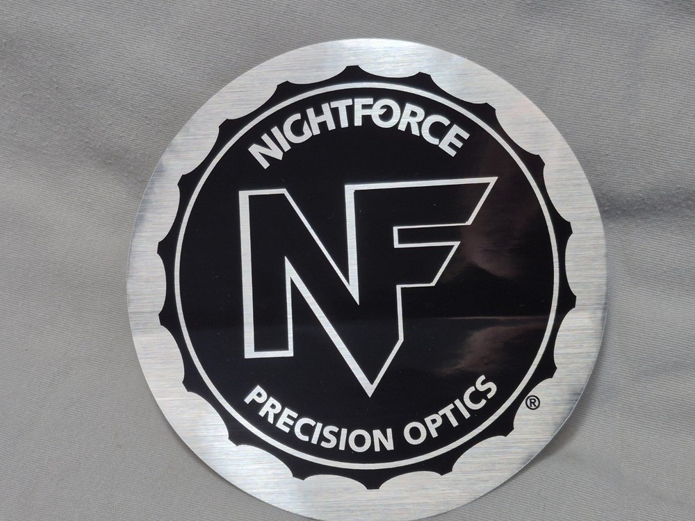 NIGHTFORCE PRECISION OPTICS STICKER     5"     ADVERTISING     MINT