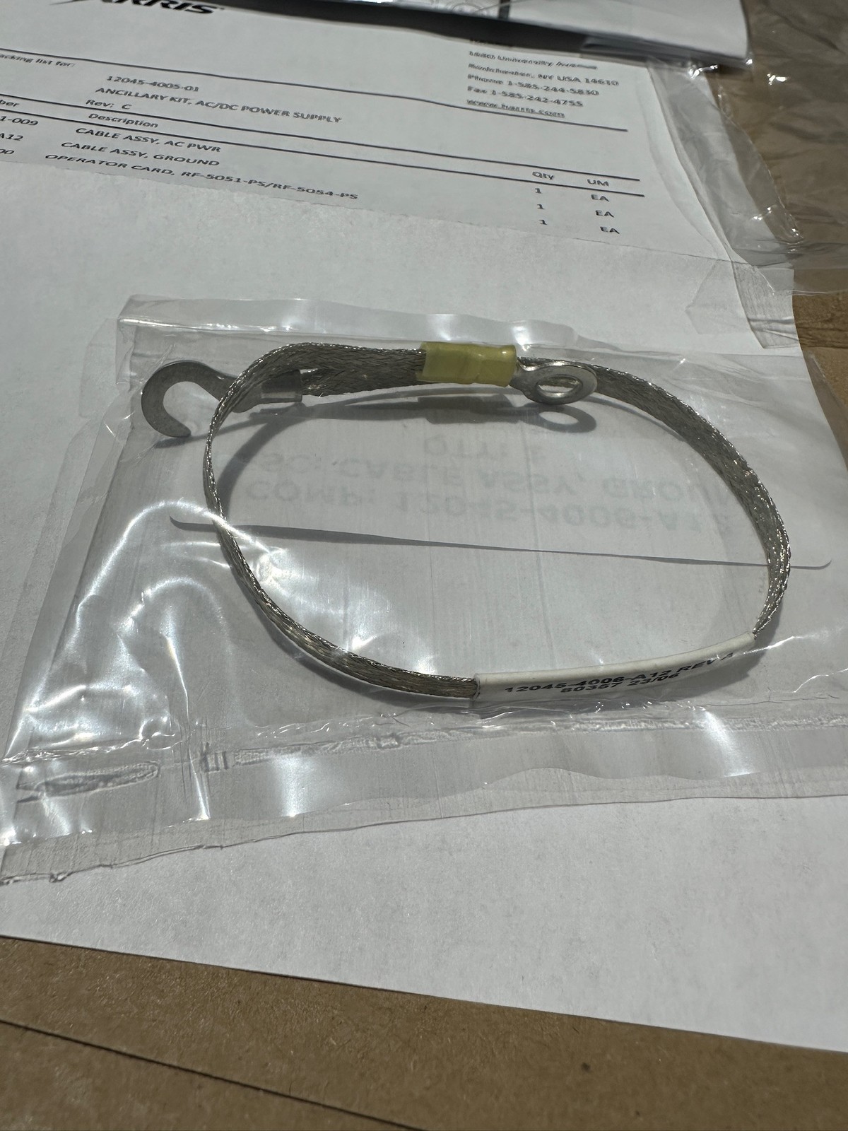 L3 Harris RF-5051-PS001 Power Supply w/ Vehicle Shock Mount & DC Power Cable