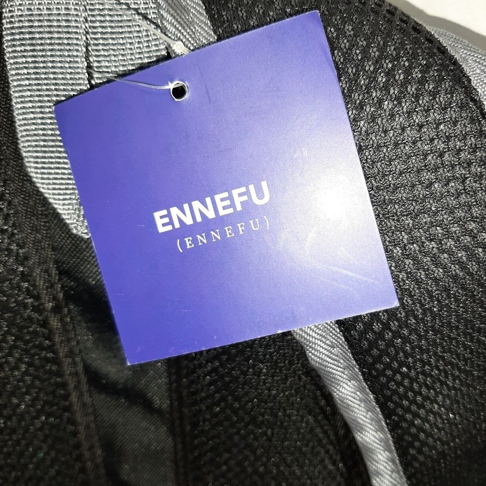 ENNEFU Comfortable Breathable Pet Backpack Black/Gray