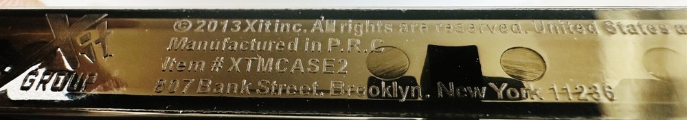 Xit XTMCASE2 SD/SDHC Memory Card Hard Plastic Case, Black