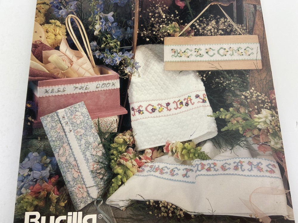 Ribband Silk Embroidered Alphabets Needlepoint Silk Pattern Cross Stitch