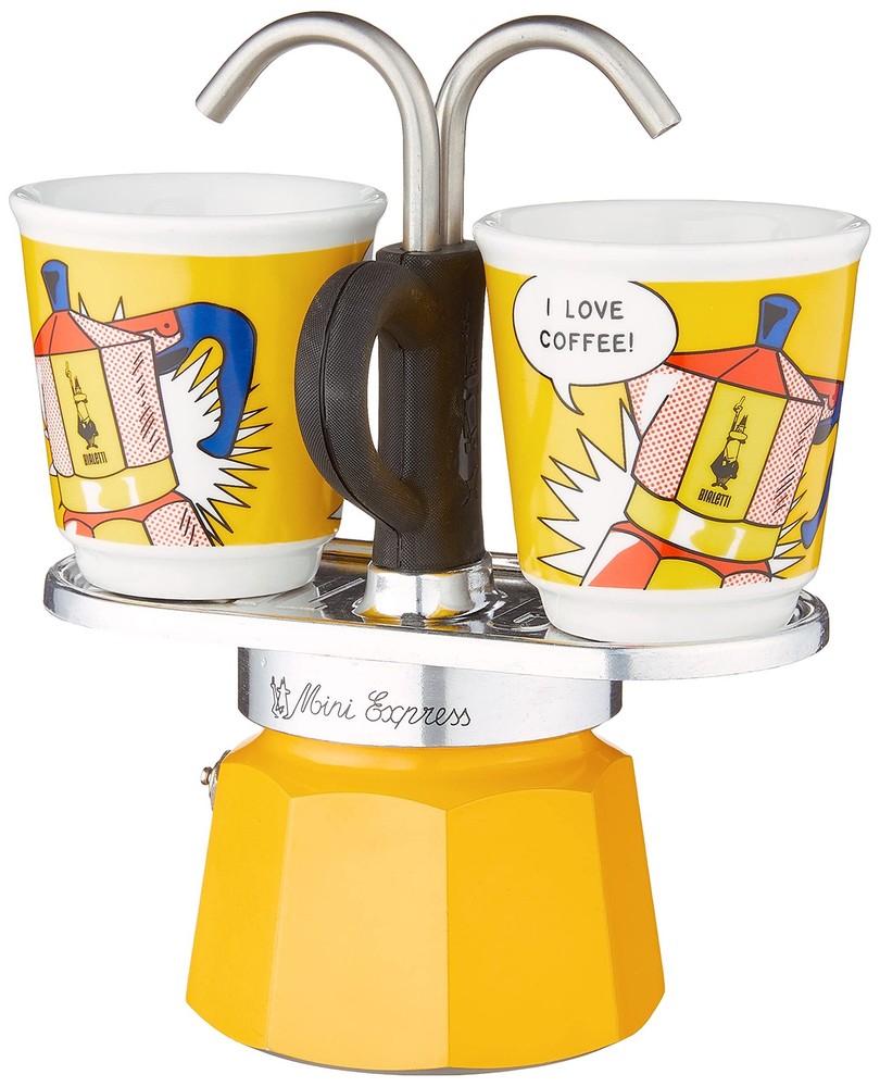 Bialetti - Mini Express Lichtenstein: Moka Set includes Coffee Kitchen