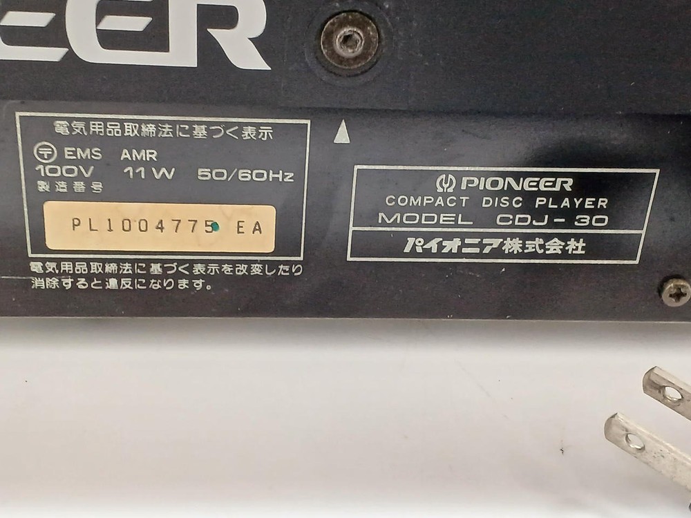 PIONEER CDJ-30 Compact Disk Player JANK