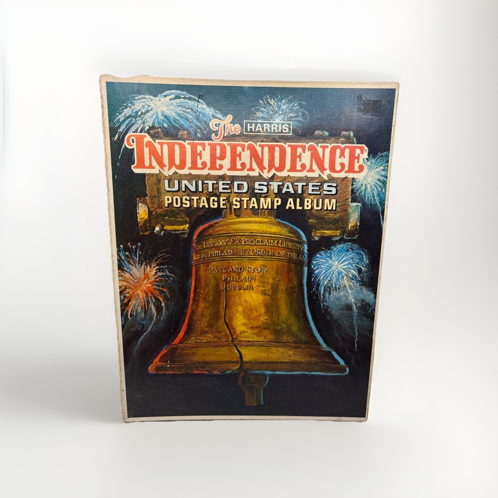 VINTAGE 1990  The Harris Independence  United States Postage  Stamp Album SEALED