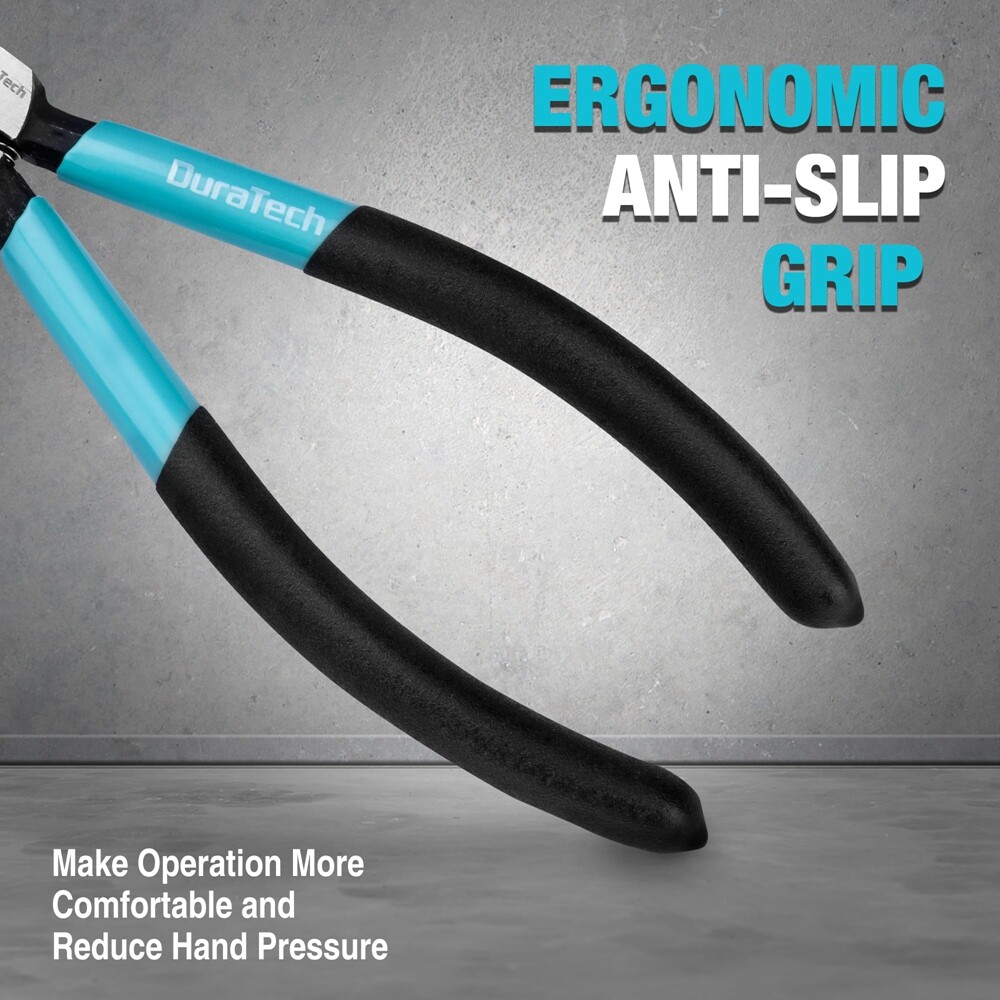 DURATECH Professional Wire Cutter Wire Snips CNC Edges 6" Thickened Flush Cutter